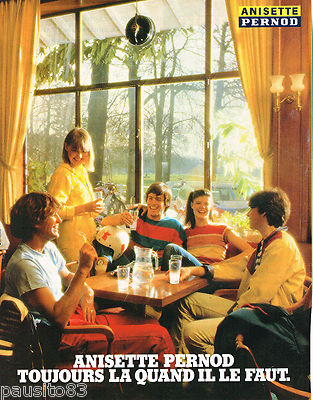 ADVERTISING ADVERTISING 065 1980 ANISETTE PERNOD