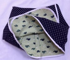 NWT Vtg Gymboree PREP CLUB turtle lime green navy blue dot reversible skirt 5