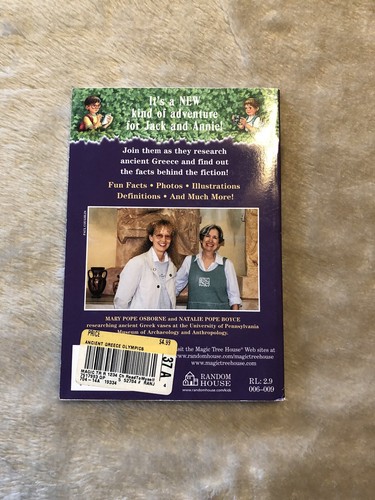 Magic Tree House Research Guide Ancient Greece And The Olympics Paperback Book - Picture 6 of 6