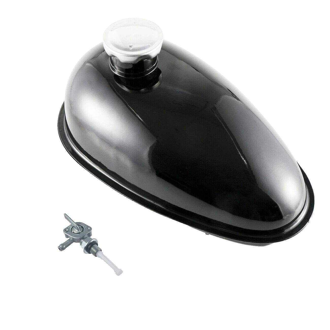 Black Motorcycle & Scooter Fuel Tanks