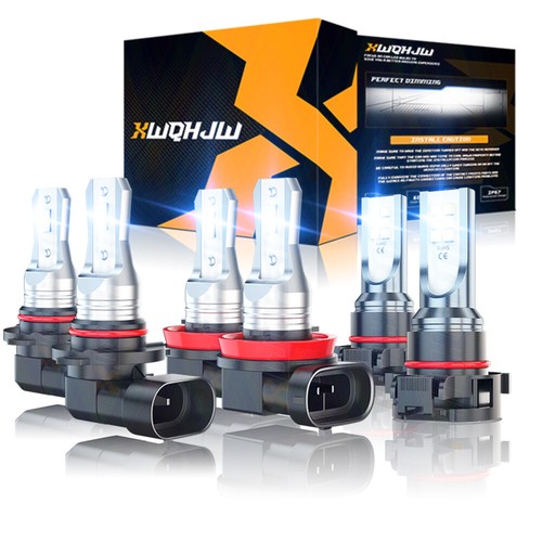 For Silverado 1500 2007-2015 -6x Combo LED Headlight Fog Light Bulbs 6000K - Imagen 1 de 12