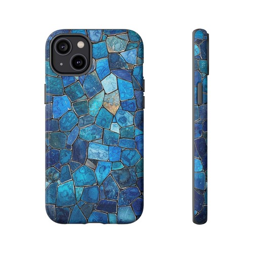 Blue Tortoise Glass Mosaic - Phone Cover Case for iPhone, Galaxy, Pixel - 第 78/281 張圖片