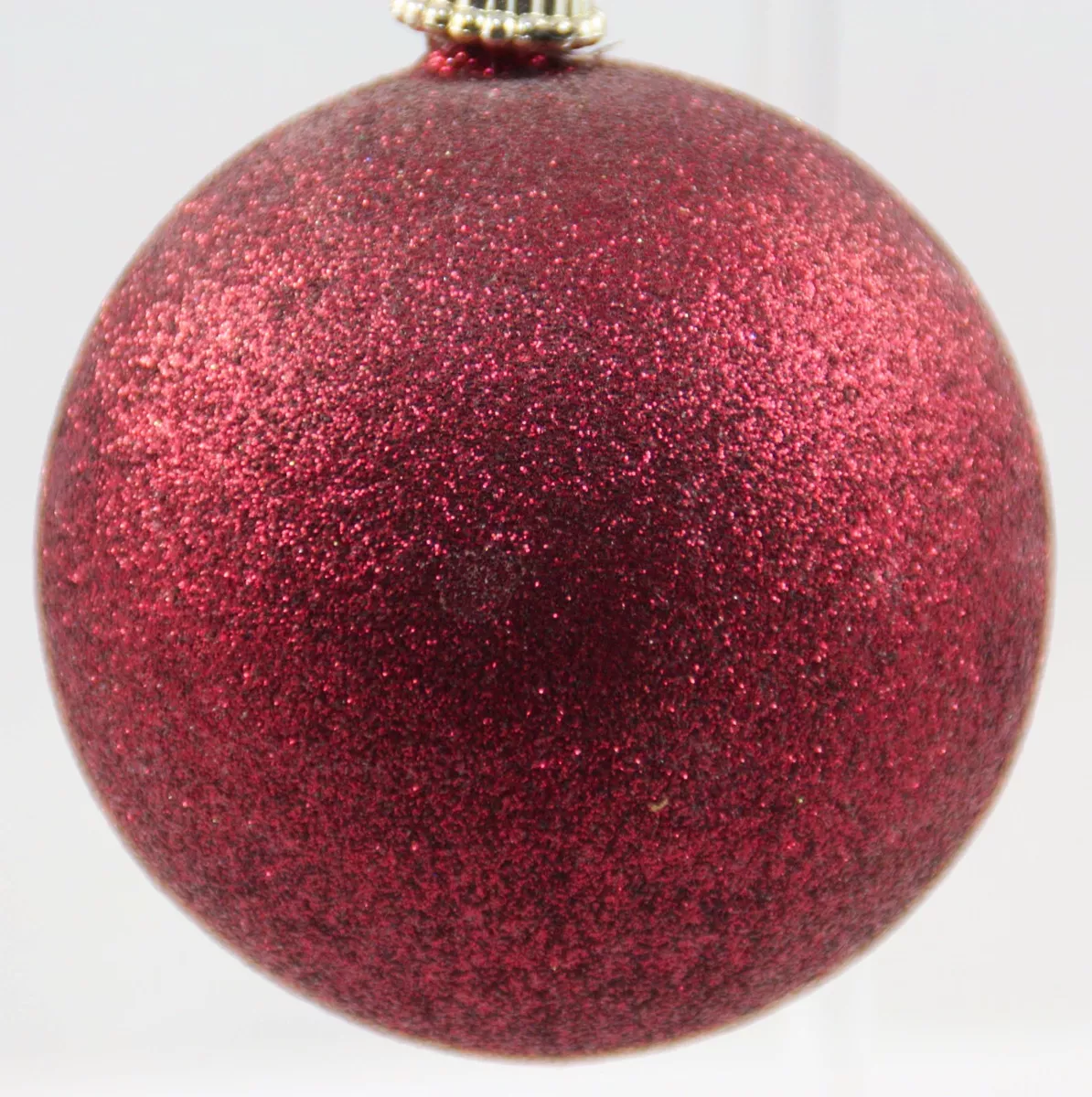 Styrofoam Ball Glitter Ornament- Christmas Decor on a Budget-Part 2! -  Designed Decor