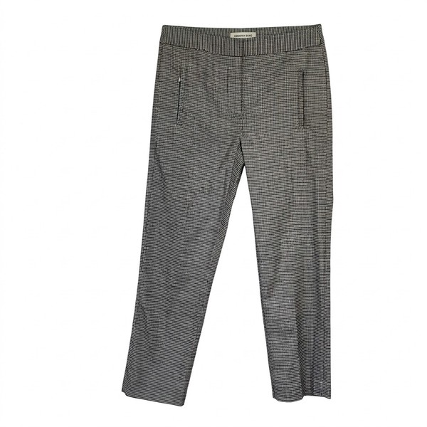 Country Road Trousers Women's 4 (AU8-10) Houndstooth Tailored Crop Pants Preppy