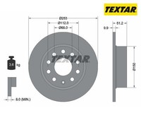 2 St. Bremsscheibe Pro Textar 92120903 FüR Vw Golf Plus Eos