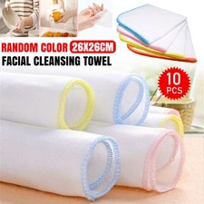 10x Cotton Face Facial Cleansing Muslin Cloth Towel Cleaning Makeup Dirt Removal