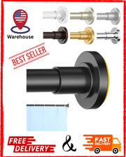 Shower Curtain Rod Stainless Steel Rust Resistant and Adjustable 31 80in.