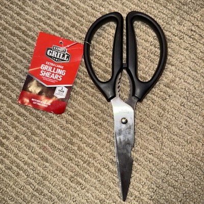 Expert Grill Multi-Function Grilling Shears Stainless Steel Blades Kitchen  