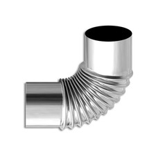 Domestique Amélioration Coude Tube 90° Angle Cheminée Tuyau Camping Bois Stoves