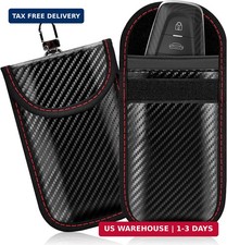 Faraday Pouch for Key Fob 2 Pack , RFID Signal Blocking Faraday Bag, Anti-Theft