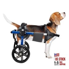 Dog Wheelchair for Back Legs with Upgraded All-Terrain Tires  Durable Small