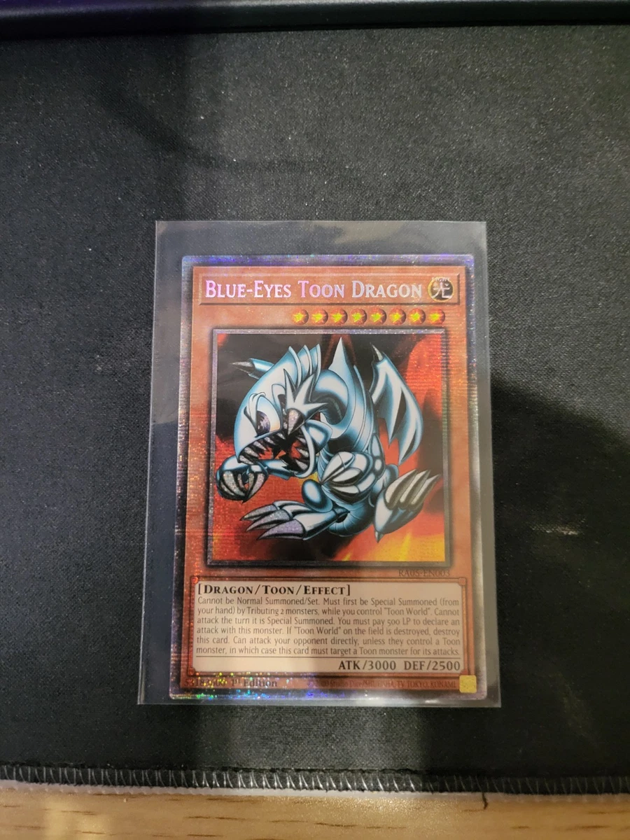 Blue-Eyes Toon Dragon RA05-EN003 Rarity Collection 5 for sale | eBay