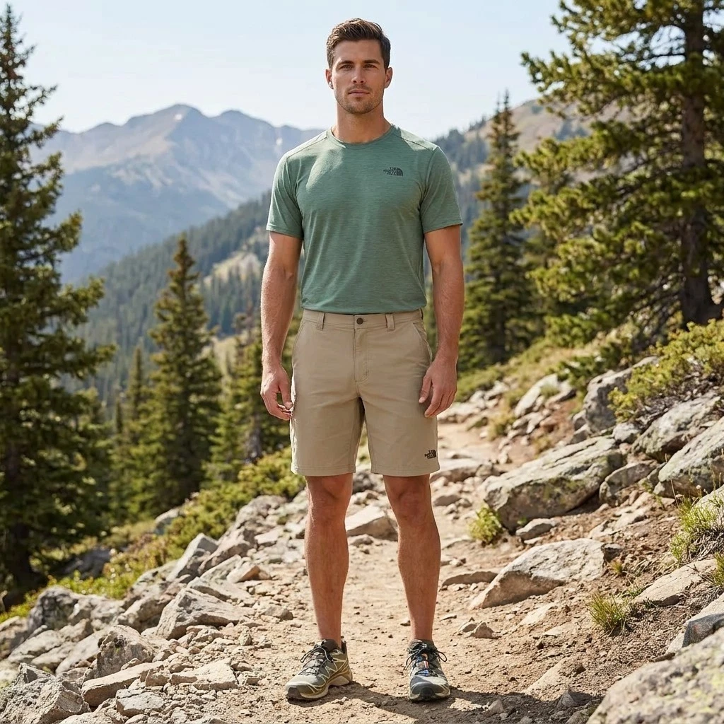 The North Face Horizon Cargo Shorts Mens 36 Tan Khaki Hiking Gorpcore Utility