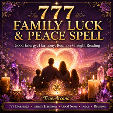 777 Family Luck & Peace Spell   Good Energy, ...