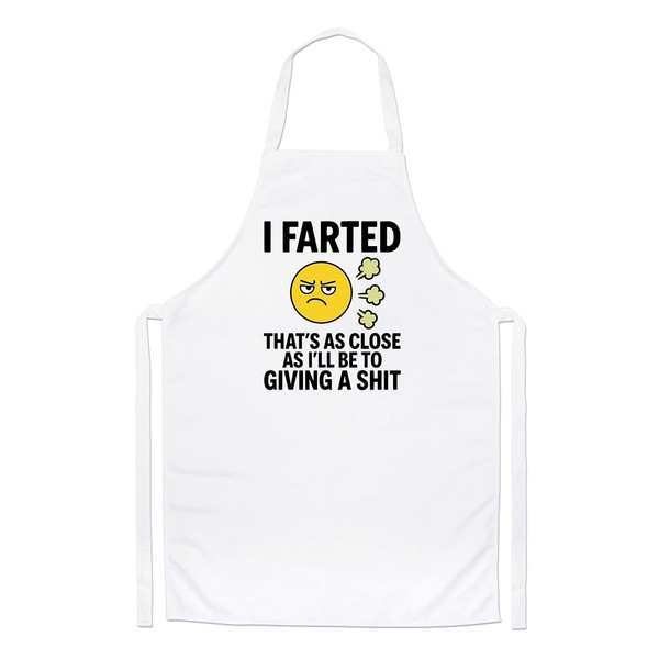 Gift Base Chefs SchüRze Rude BBQ Spruch Weiß 100% Polyester 86X60Cm-image