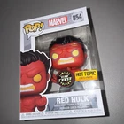Funko Pop! Marvel Red Hulk #854 Glow In Dark Chase Hot Topic Exclusive Limited
