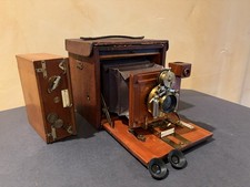 No 4 Folding Kodak Satchel Improved, Roll Holder, 2 Wide Angle Lens