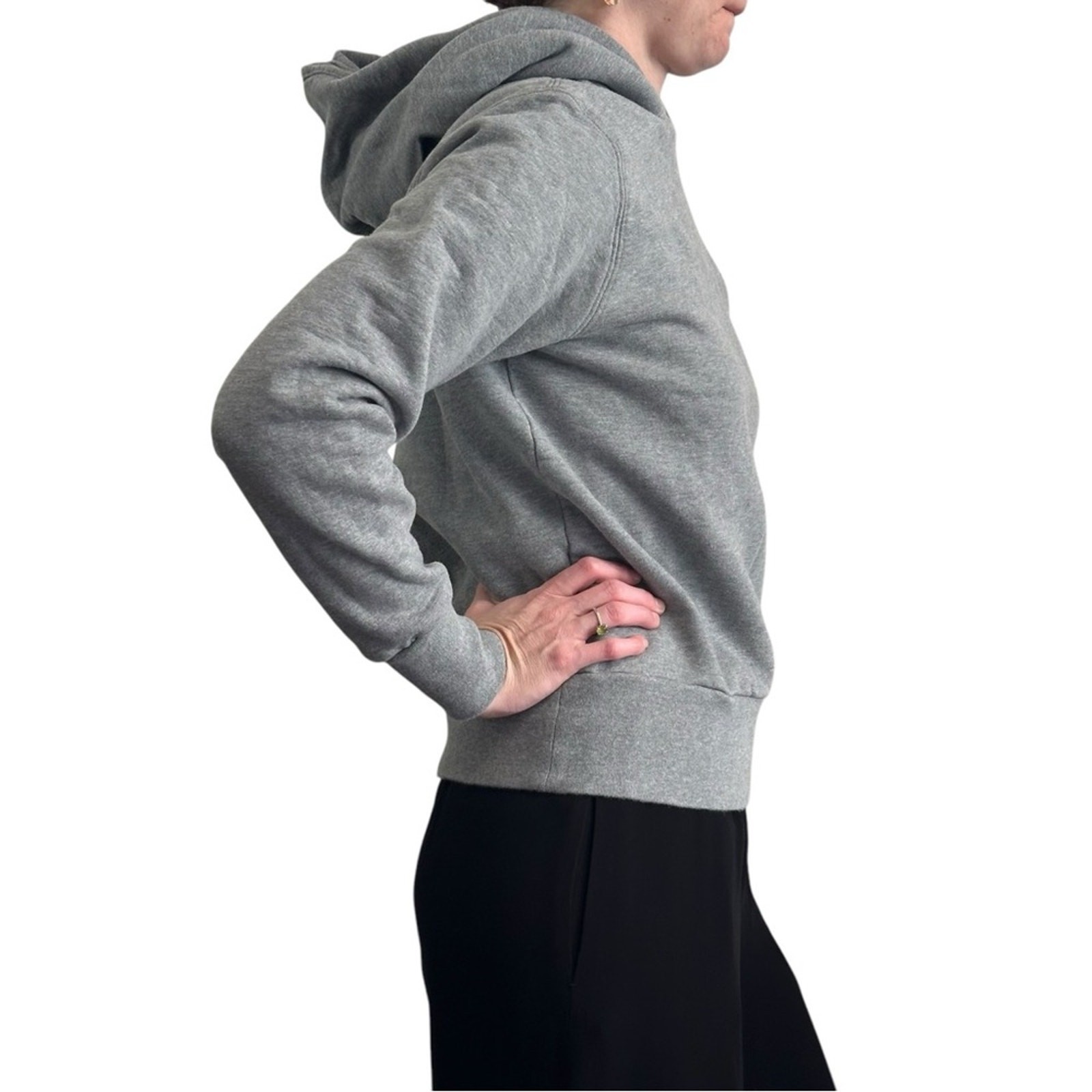 FILA Felpa con cappuccio The Row Wren grigio melange cotone morbido taglia XS