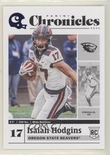 2020 Panini Chronicles Draft Picks Blue Isaiah Hodgins #18 4r7