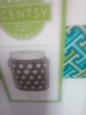 Scentsy Revere Wax Warmer Red Stars Glows Patriotic New In Box Discontinued 