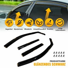Für Mercedes-Benz C-Klasse W204  4tlg Seitenscheiben Windabweiser Regenabweiser