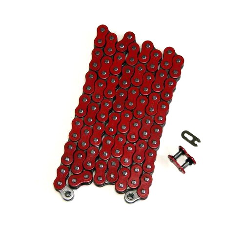 Red 520x106 O-Ring Drive Chain ATV Motorcycle MX 520 Pitch 106 Links