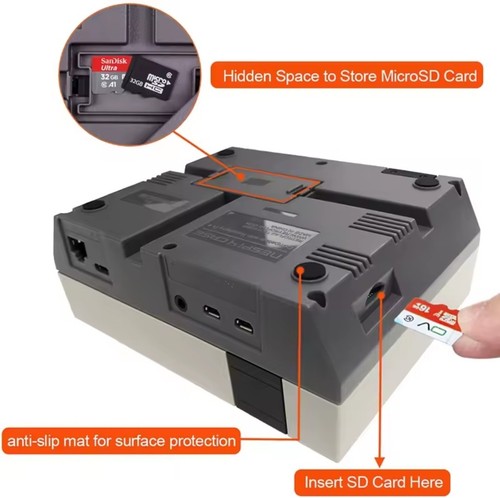 NES Nintendo Nespi + Raspberry Pi 4 Plus 4000 Titles - Afbeelding 3 van 3