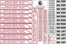 Cessna Exterior Placard Decal Kit 120 150 152...