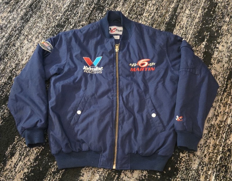 Chase Authentics Mark Martin NASCAR Valvoline Jacket Size Men's Medium 