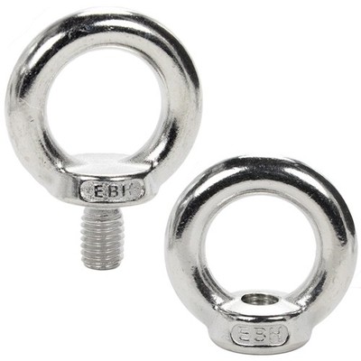 Ringmutter Ringschraube DIN 580 und DIN 582 Augschrauben Zurröse Edelstahl A2