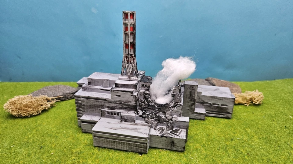 Chernobyl Nuclear Plant Tschernobyl Atomkraftwerk Katastrophe 1986 Premiummodell - Bild 4 von 4