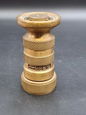 ALLENCO 7171 Brass Fire Hose Nozzle Heavy Duty ALLEN MFG Chicago USA