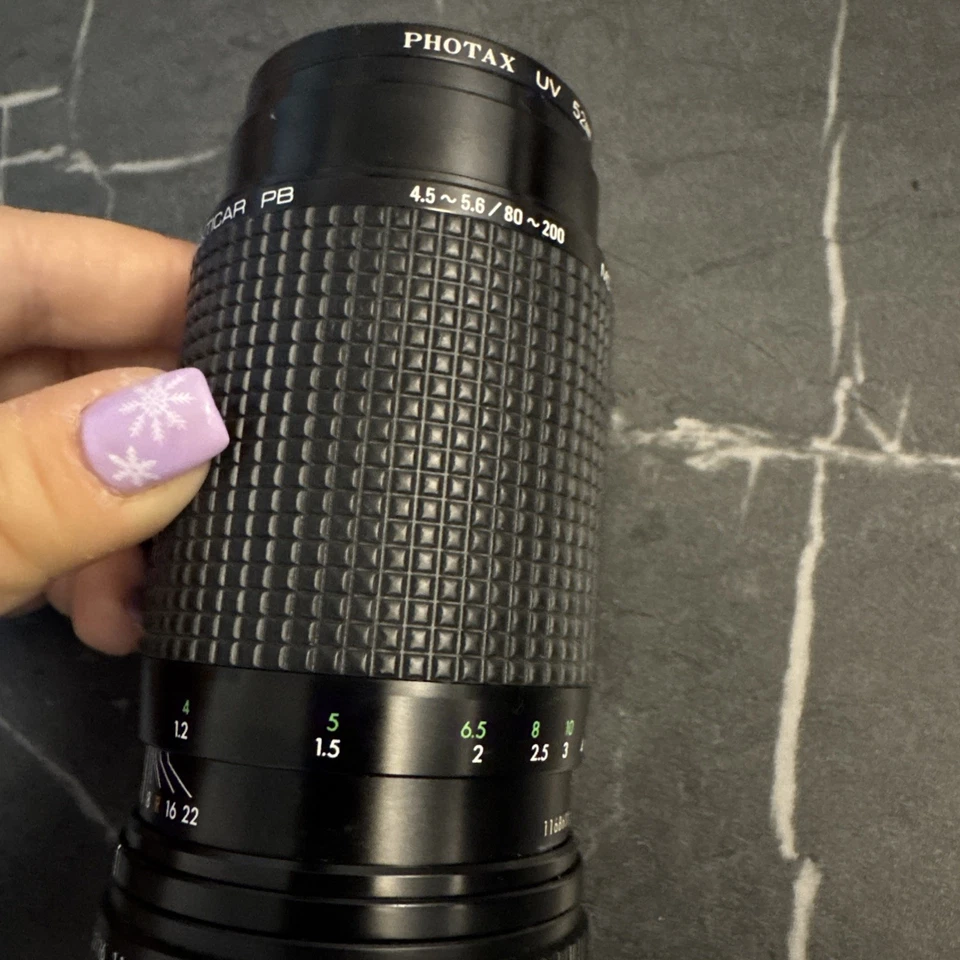 Pentacon Prakticar PB Lens 80mm - 200mm Photax UV 52mm - Image 4 of 4