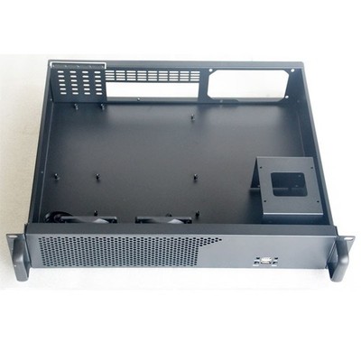 DX-2350B 2U 350mm IPC Chassis Server Chassis f/ MATX/Hard Drives (Steel Panel) #