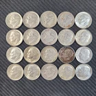 Lot of 20 Silver Roosevelt Dimes (1946-64) 90% Silver (20 Dimes)