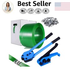 User-Friendly Pallet Strapping Kit with Steel Seals and Durable Polyester Roll