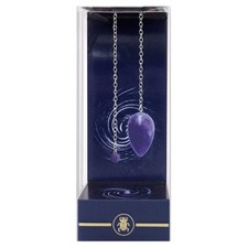 Classic Amethyst Pendulum Lo Scarabeo Purple Silver Necklace Dowsing Rod New