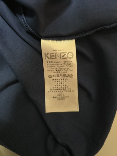 Kenzo Mens Blue Tiger Paris Logo T-Shirt Size Large - Picture 6 of 6