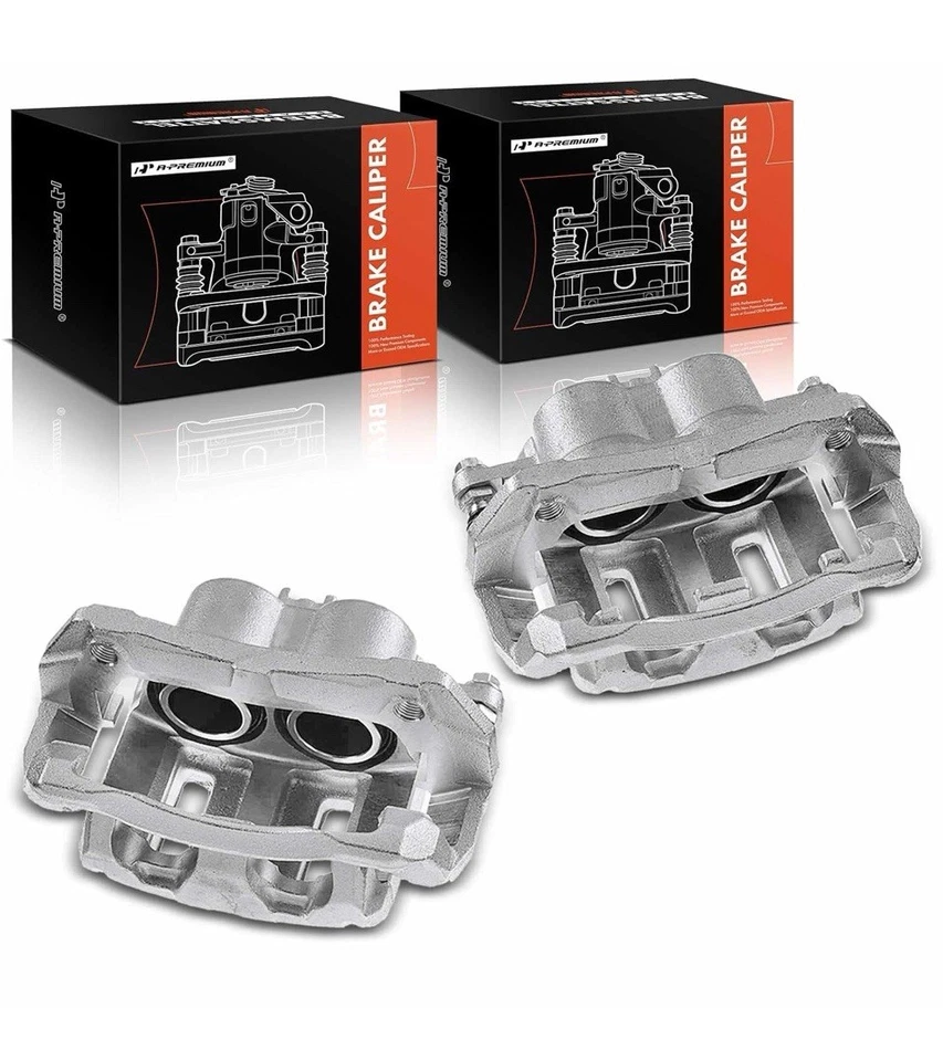 Par de pinzas de freno delanteras con soportes para CR-V Odyssey RDX Accord Crosstour Foto 3 de 4