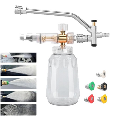 #ad Snow Foam Lance Cannon Gun Car Wash Soap Bottle Sprayer Pressure Washer Set 2026 $30.99