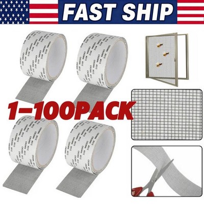 Screen Patch Repair Kit 5*200 Window Repair Tape Fiberglass Covering Mesh Tool
