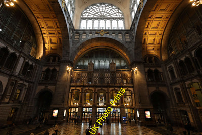 Foto SNCB Belgische Eisenbahn 12x8 Architektur Antwerpen Central um 2023 P6