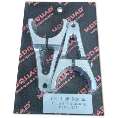 Modquad Light Mount - 1.75'' Clip Mount, Polished LMC-1.75-SIL