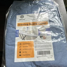 Ironing Board Cover and Pad Standard Size Silicone Coated 4 Layers 15x54 inch