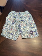 Nike Boys Medium Shark Party Swim suit trunks Medium