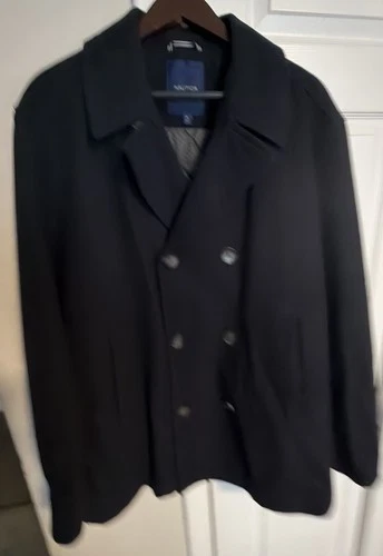 Nautica blue Pea Coat - product listing photo