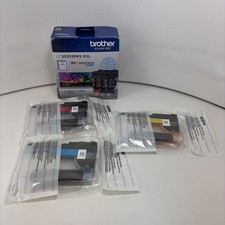 NEW GENUINE - BROTHER LC30333PKS XXL 3-PACK COLOR INK - Cyan Magenta Yellow 3/25