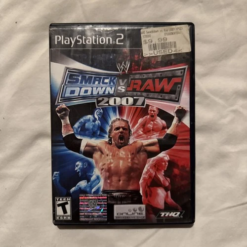 WWE SmackDown vs. Raw 2007 Sony PlayStation 2 PS2 CIB w/Manual Tested