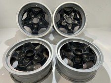 Genuine Porsche 911 944 Cookie Cutter Wheel Set 6"/7" x 15" Used
