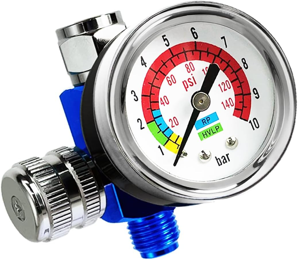 Regulator & Flow Control Valve With Pressure Gauge - For Pneumati